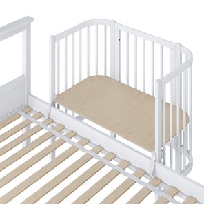 Приставная кровать POLINI Kids Simple 105 Белый в Грозном - предосмотр 2