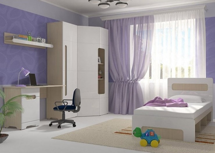 Детская спальня Палермо-Юниор, вариант 2 без вставок в Грозном - изображение