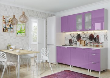 Модульная кухня Модерн, фиолетовый металлик в Грозном