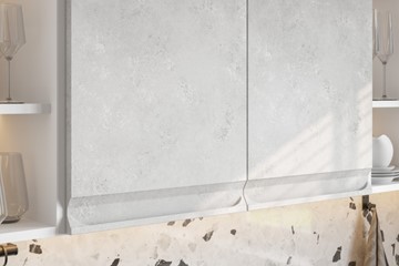 Модульный гарнитур Вельвет, бетон графит/бетон снежный в Грозном - предосмотр 4