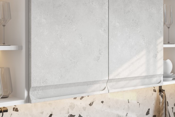 Модульный гарнитур Вельвет, бетон графит/бетон снежный в Грозном - изображение 4