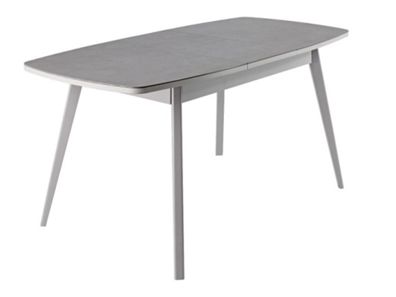 Обеденный раздвижной стол Артктур, Керамика, grigio серый, 51 диагональные массив серый в Грозном - изображение