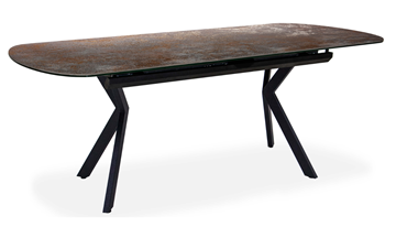 Кухонный стол раскладной Шамони 2CX 160х90 (Oxide Nero/Графит) в Грозном - предосмотр 1