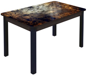 Кухонный раздвижной стол Гамбург Мини, ноги метал. крашеные №23 (Exclusive h103/венге) в Грозном