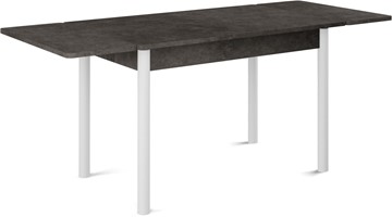 Раздвижной стол Милан-2 EVO, ноги белые, серый камень в Грозном - предосмотр 1