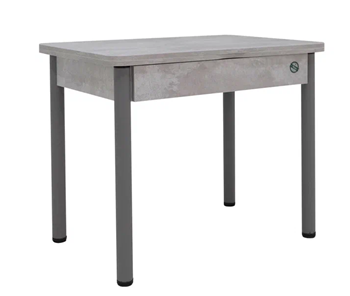 Кухонный стол раскладной Прайм-3Р, Цемент светлый в Грозном - предосмотр