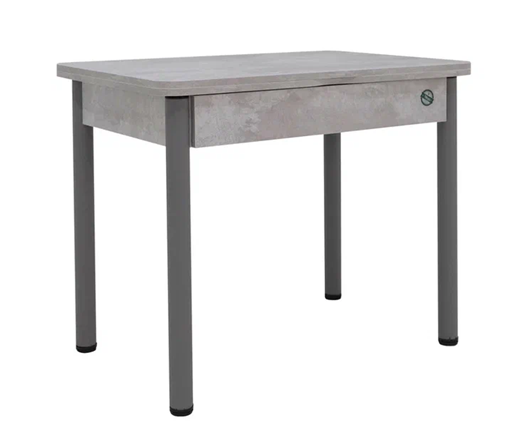 Кухонный стол раскладной Прайм-3Р, Цемент светлый в Грозном - изображение