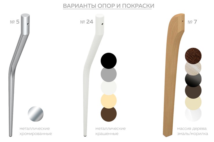 Кухонный стол раскладной Ривьера исп. круг хром №5 (стекло белое/черный) в Грозном - изображение 1