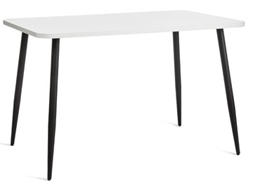 Кухонный обеденный стол PLUTO ЛДСП/металл, 120x80x77, Белый/Черный арт.19316 в Грозном