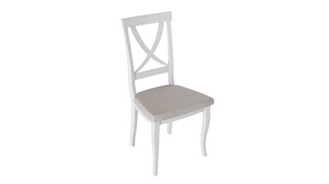 Обеденный стул Лион 2 (Белый матовый/тк № 110) в Грозном