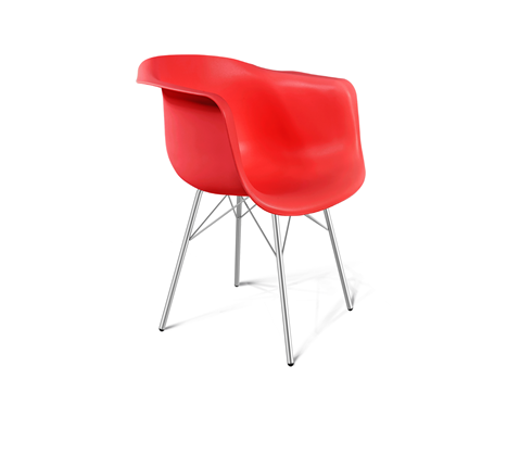 Обеденный стул SHT-ST31/S64 (красный/хром лак) в Грозном - изображение