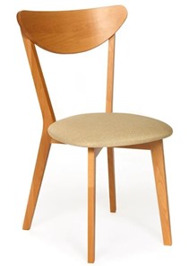 Кухонный стул MAXI (Макси), бук/ткань 86x48,5x54,5 Бежевый/ натуральный бук (2 шт) арт.13134 в Грозном