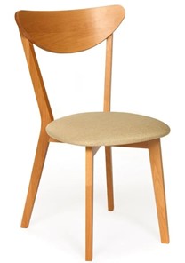 Кухонный стул MAXI (Макси), бук/ткань 86x48,5x54,5 Бежевый/ натуральный бук арт.19593 в Грозном