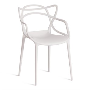 Стул кухонный Cat Chair (mod.028) пластик, 54,5*56*84 белый арт.19623 в Грозном