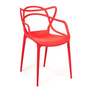 Стул кухонный Cat Chair (mod.028) пластик, 54,5*56*84 красный, арт.14102 в Грозном