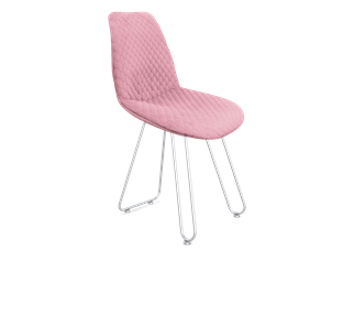 Обеденный стул SHT-ST29-С22 / SHT-S106 (розовый зефир/хром лак) в Грозном
