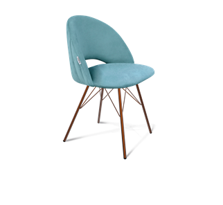 Обеденный стул SHT-ST34-1 / SHT-S37 (голубая пастель/медный металлик) в Грозном