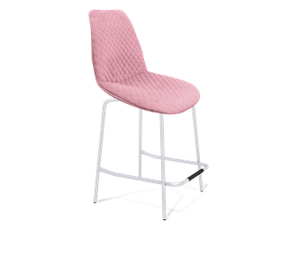 Полубарный стул SHT-ST29-С22 / SHT-S29P-1 (розовый зефир/хром лак) в Грозном