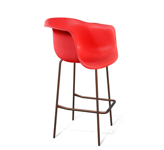 Барный стул SHT-ST31/S29 (красный/медный металлик) в Грозном