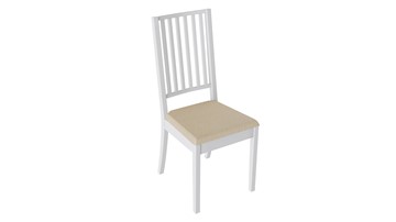 Обеденный стул Родос 2 (Белый матовый/тк № 108) в Грозном