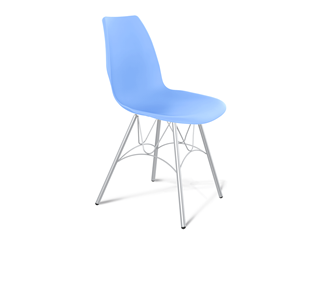 Обеденный стул SHT-ST29/S100 (голубой pan 278/хром лак) в Грозном