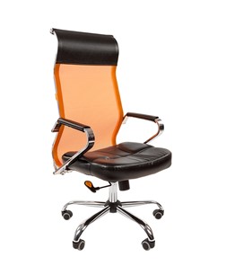 Компьютерное кресло CHAIRMAN 700 сетка, цвет оранжевый в Грозном