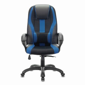 Компьютерное кресло Brabix Premium Rapid GM-102 (экокожа/ткань, черное/синее) 532106 в Грозном