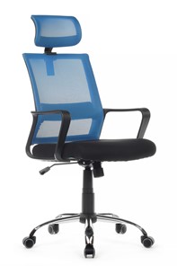 Кресло офисное RCH 1029HB, черный/синий в Грозном