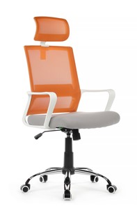 Компьютерное кресло Riva RCH 1029HW, серый/оранжевый в Грозном