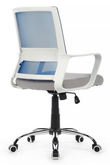 Кресло офисное RCH 1029MW, серый/синий в Грозном - изображение 3