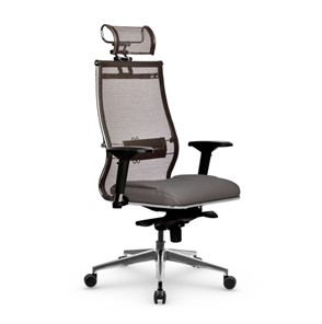 Кресло офисное Samurai SL-3.051 MPES Светло-Коричневый / Серый в Грозном