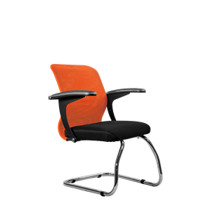 Офисный стул Метта SU-M-4/подл.160/осн.007, Оранжевый/Черный в Грозном