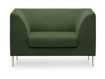 Мягкое офисное кресло Сиеста, ткань Сахара / зеленая С39 в Грозном
