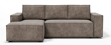 Угловой диван с оттоманкой Лофт 263х159х93 (НПБ/Тик-так) в Грозном - предосмотр