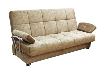 Прямой диван Милана 6 БД с хром. подлокотниками НПБ в Грозном