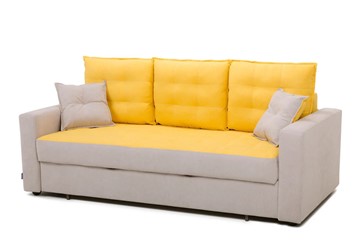 Прямой диван Рио 3 с двумя декоративными подушками в Грозном