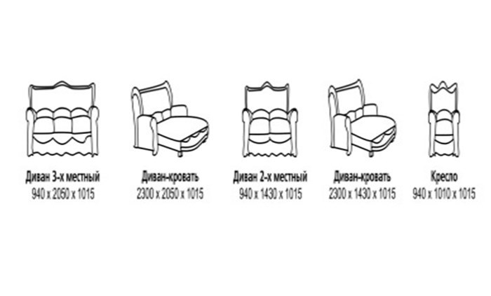 Прямой диван Наполеон, БД3 в Грозном - изображение 6