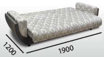 Прямой диван Акварель 2 БД в Грозном - предосмотр 1