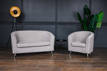 Комплект мебели Брамс  цвет бежевый диван 2Д + кресло в Грозном