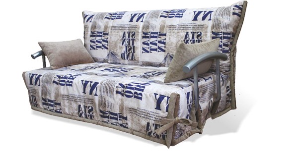 Прямой диван Аккордеон с боковинами, спальное место 1400 в Грозном - изображение