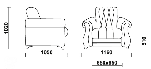 Кресло Бриз 2 в Грозном - изображение 3