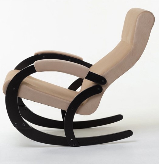 Кресло-качалка в гостиную Корсика, ткань Amigo Beige 34-Т-AB в Грозном - изображение 1
