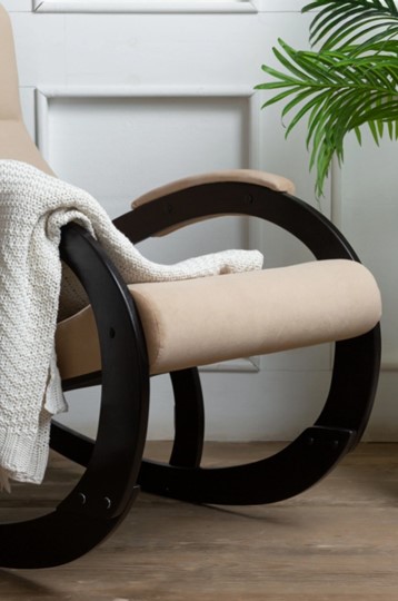 Кресло-качалка в гостиную Корсика, ткань Amigo Beige 34-Т-AB в Грозном - изображение 6