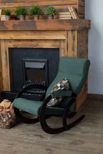 Кресло-качалка Корсика, ткань Amigo Green 34-Т-AG в Грозном - изображение 7