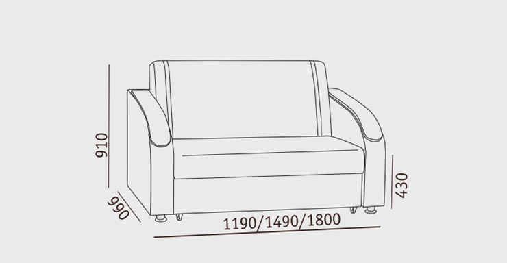 Раскладное кресло Милан 2 (90) в Грозном - изображение 1