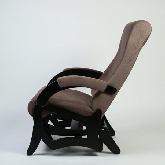 Кресло-качалка Амелия, ткань кофе с молоком 35-Т-КМ в Грозном - изображение 1