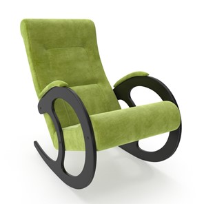 Кресло-качалка Модель 3, Verona 38 Apple Green-велюр в Грозном