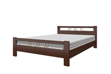 Двуспальная кровать Вероника-3 (Орех) 160х200 в Грозном