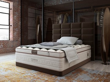 Кровать Chocolate Compact/Basement 180х200, Микровелюр (Manhattan Лесной каштан) в Грозном