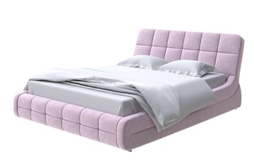 Кровать 2-спальная Corso-6 140x200, Флок (Бентлей Нежно-лиловый) в Грозном